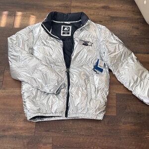 STARTER Silver Men's Puffer Jacket